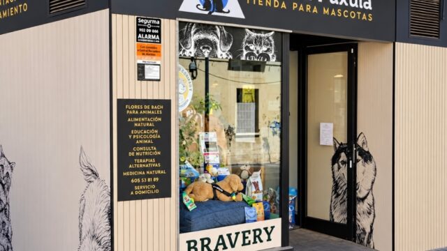 fachada de tienda especializada para mascotas